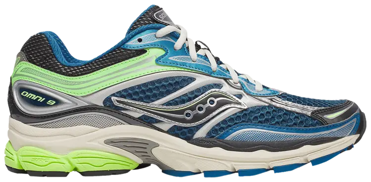 Saucony grid omni 9 blue lime