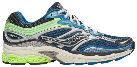 Saucony grid omni 9 blue lime